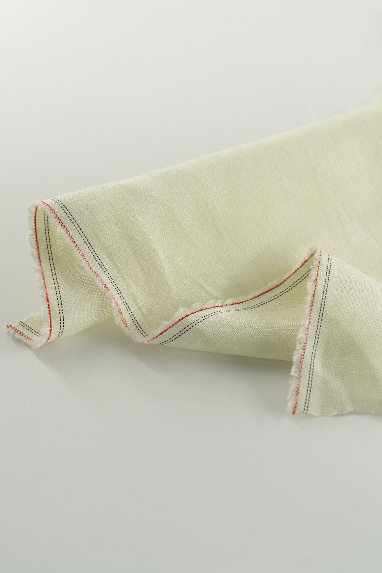 Lino benarés seafoam green