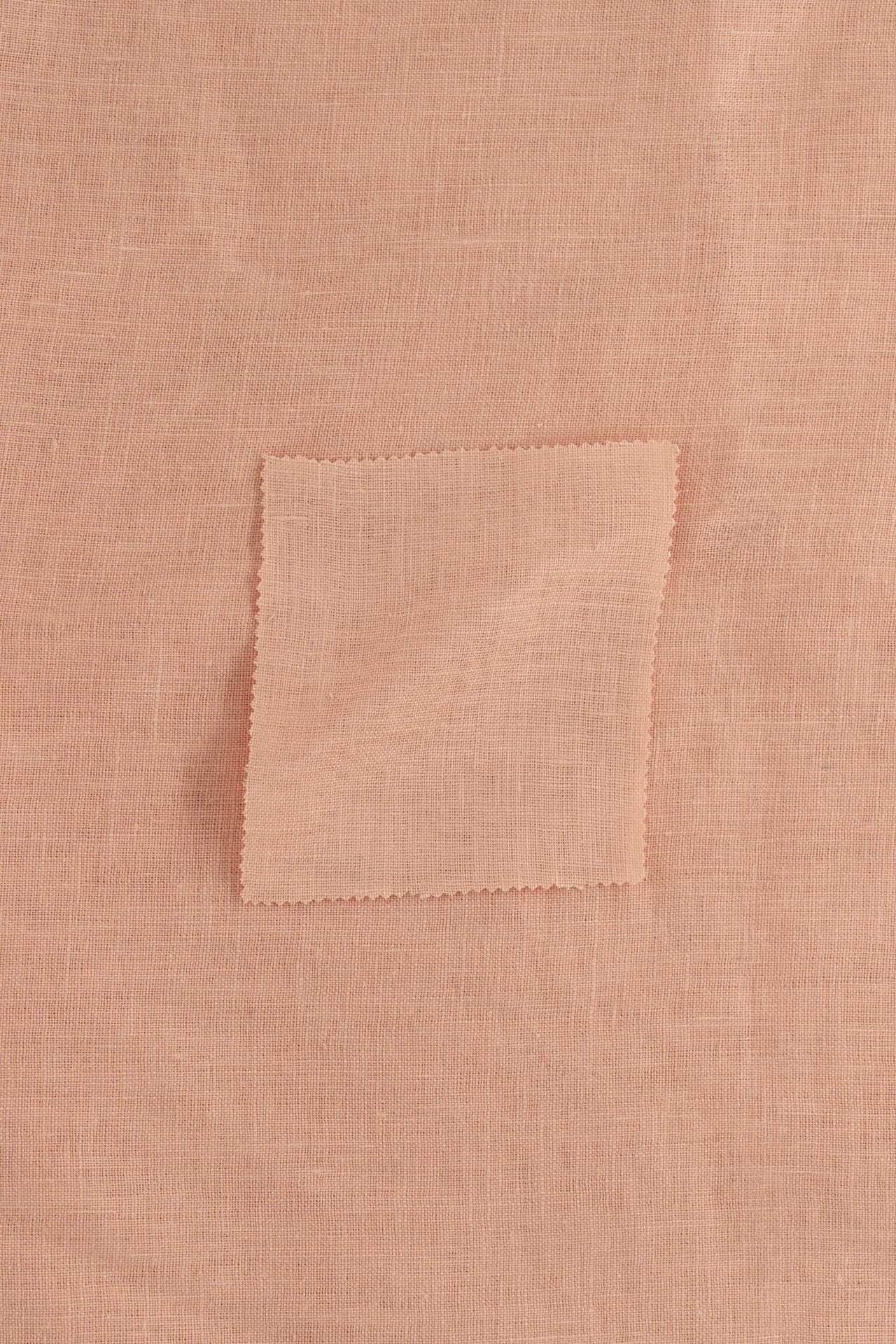 Lino benarés dusty pink
