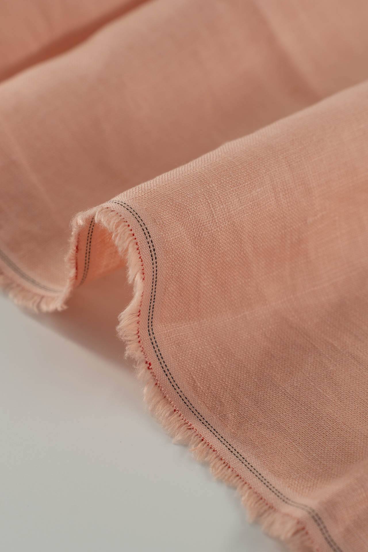 Lino benarés dusty pink