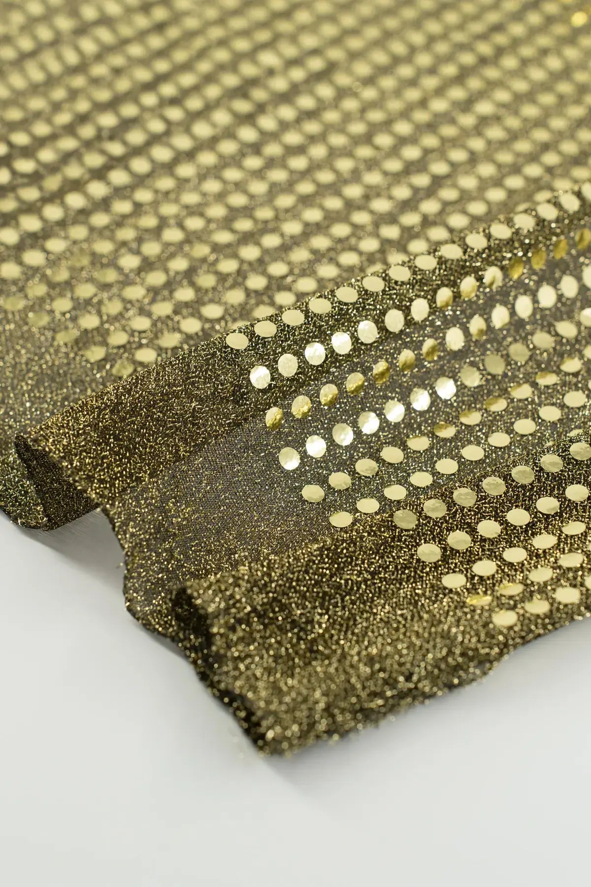 Lentejuela glitter drip rich gold