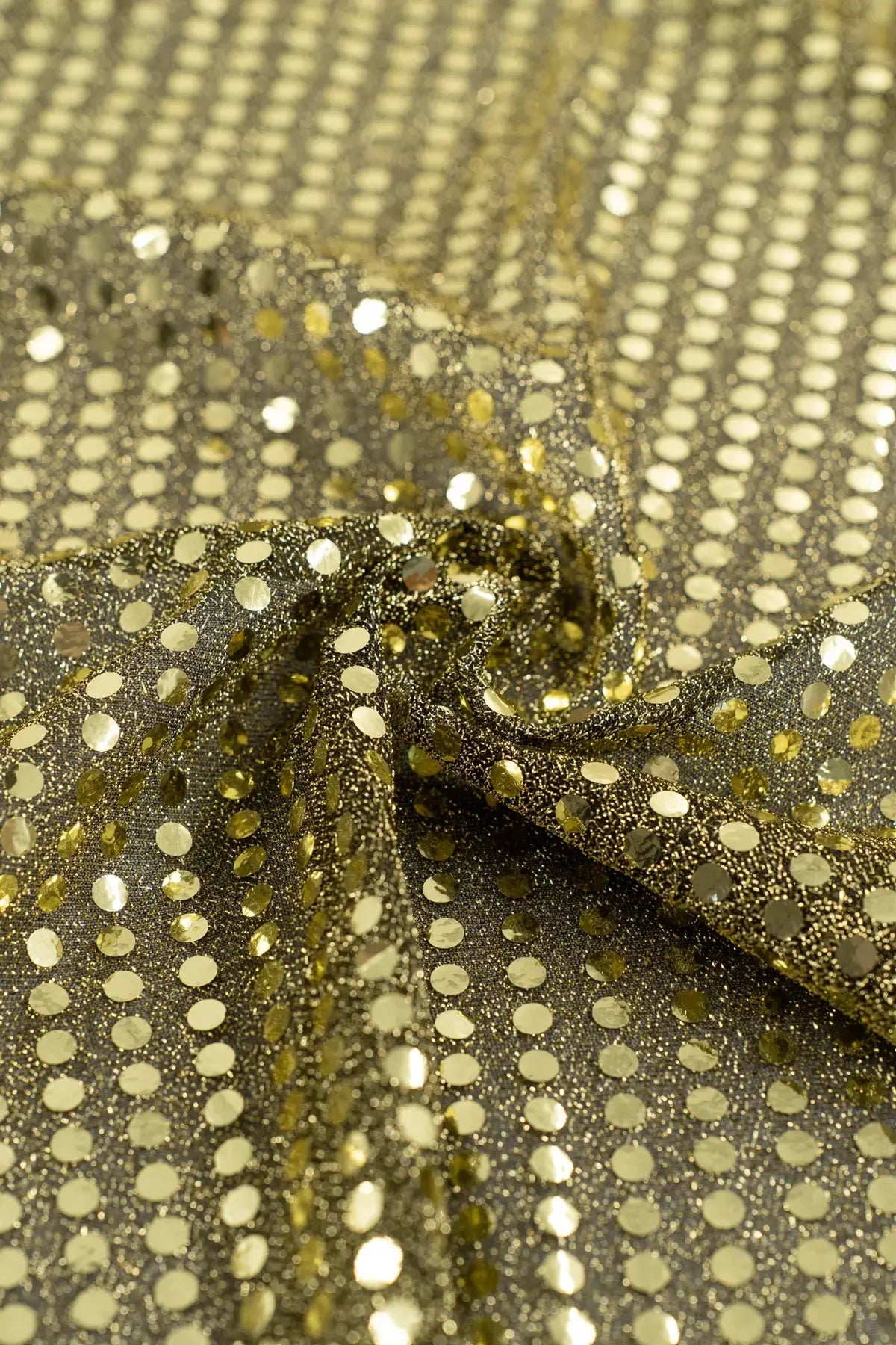 Lentejuela glitter drip rich gold