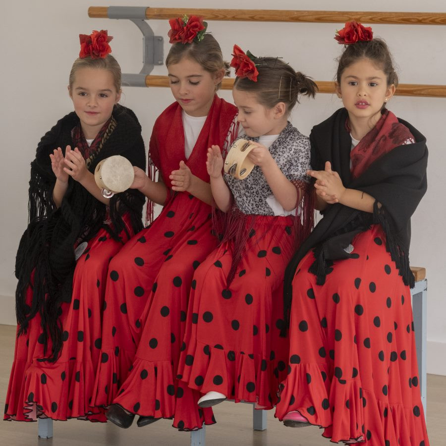 Faldas baile flamenca para Niña