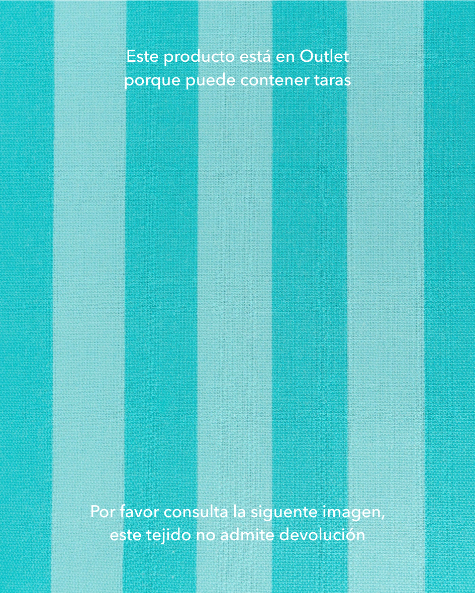 Semipanamá rayas turquesa y celeste - Tara