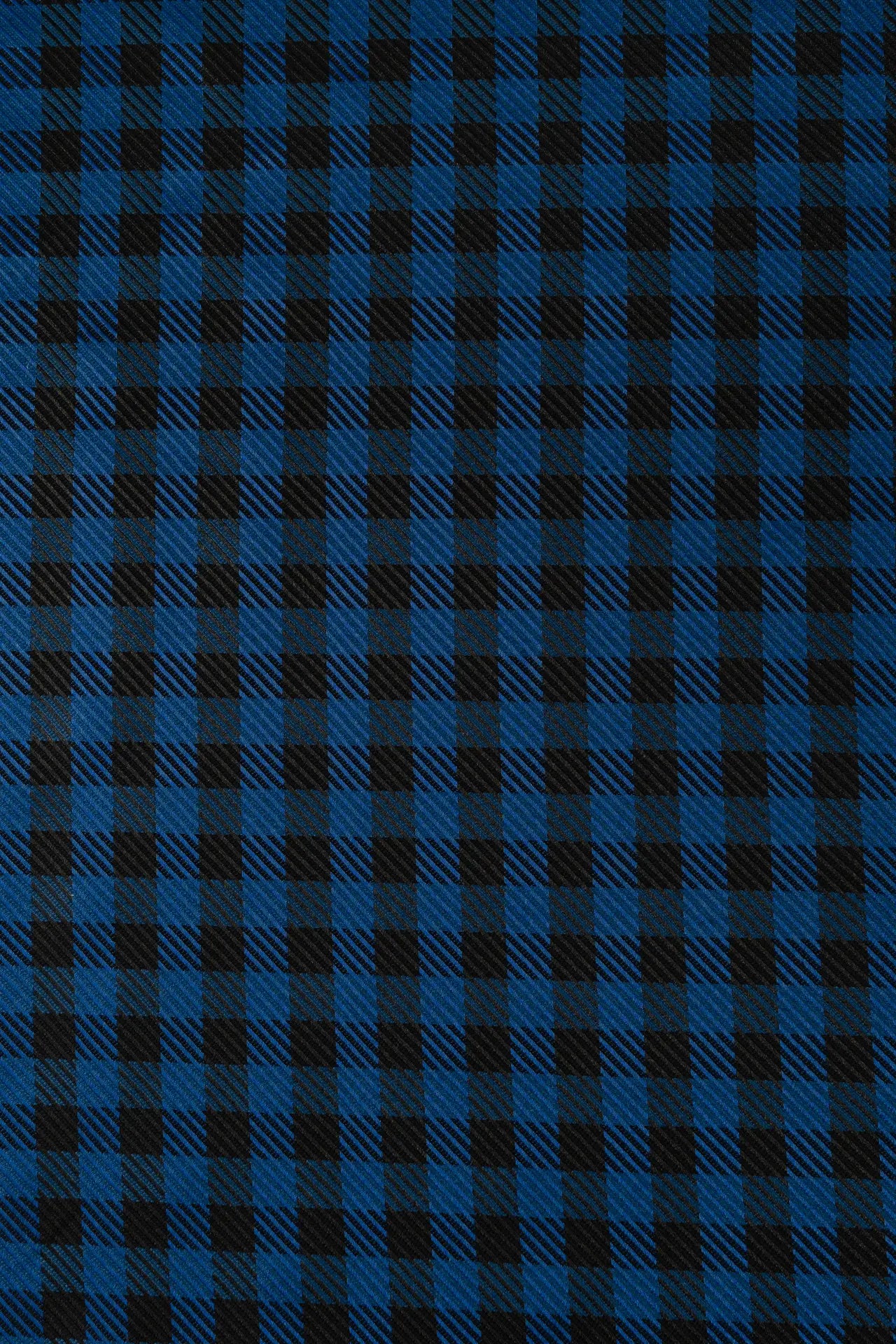 Paño vichy azul y negro