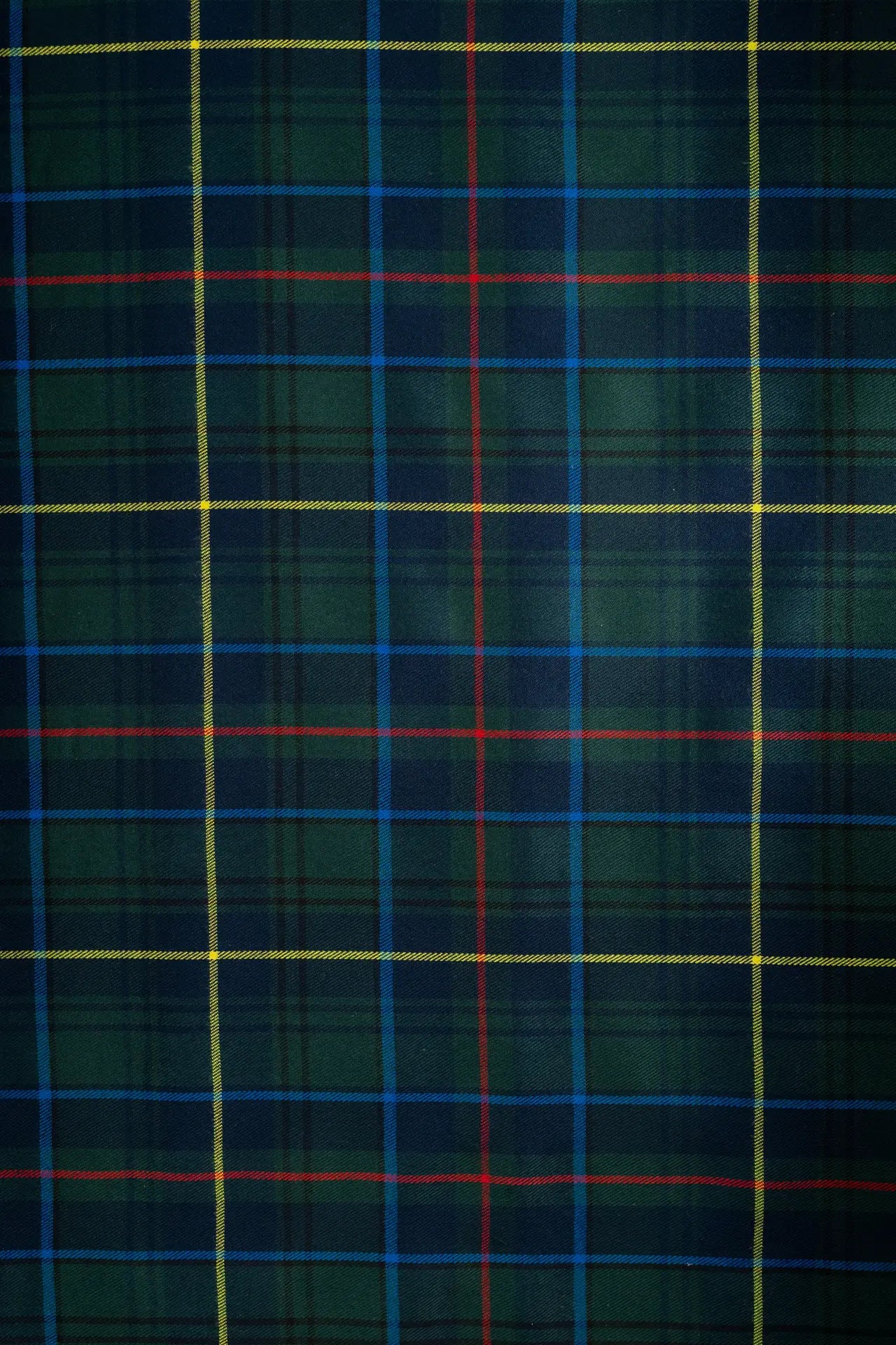 Cuadro escocés verde