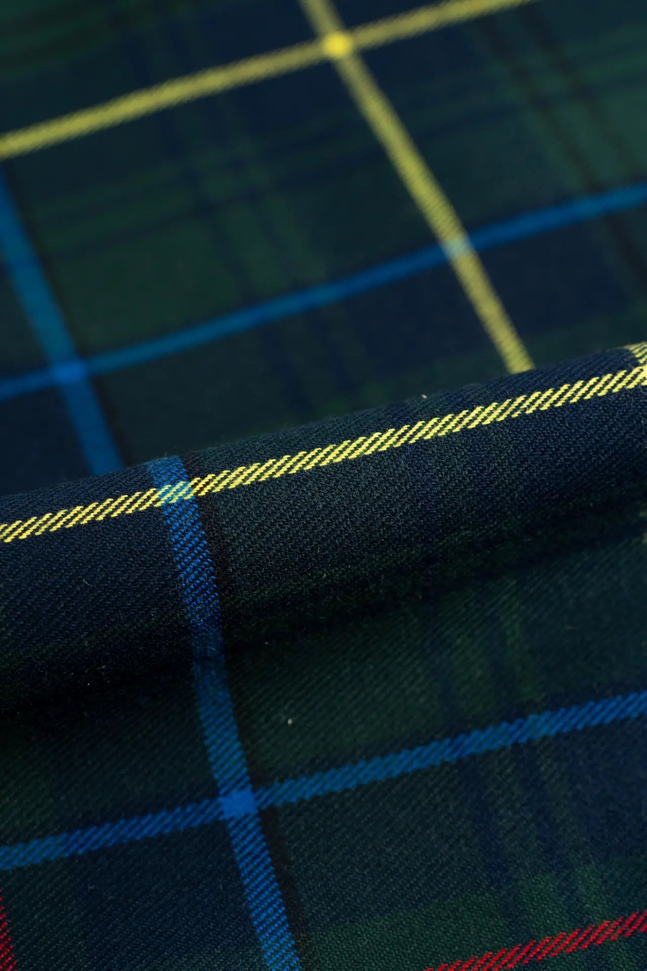 Cuadro escocés verde