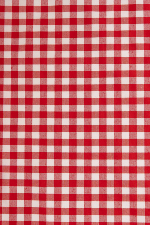 Vichy cuadro grande rojo