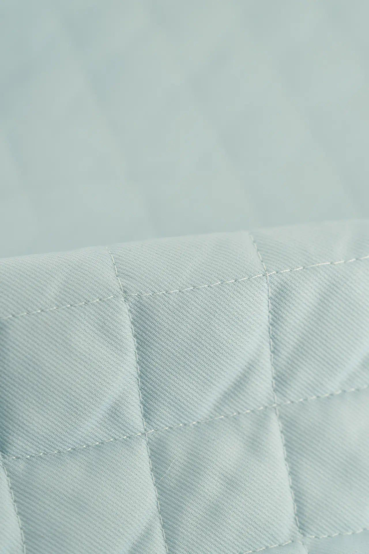 Padding acolchado celeste bebé