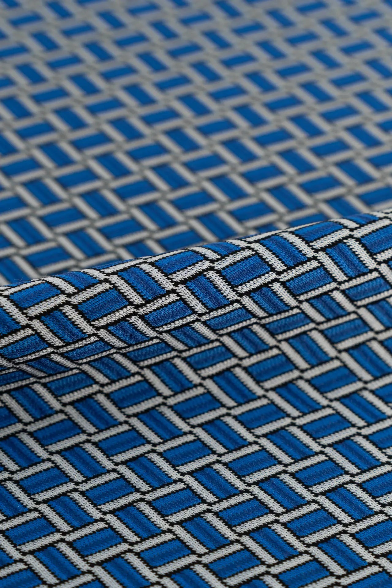 Punto rombos azul