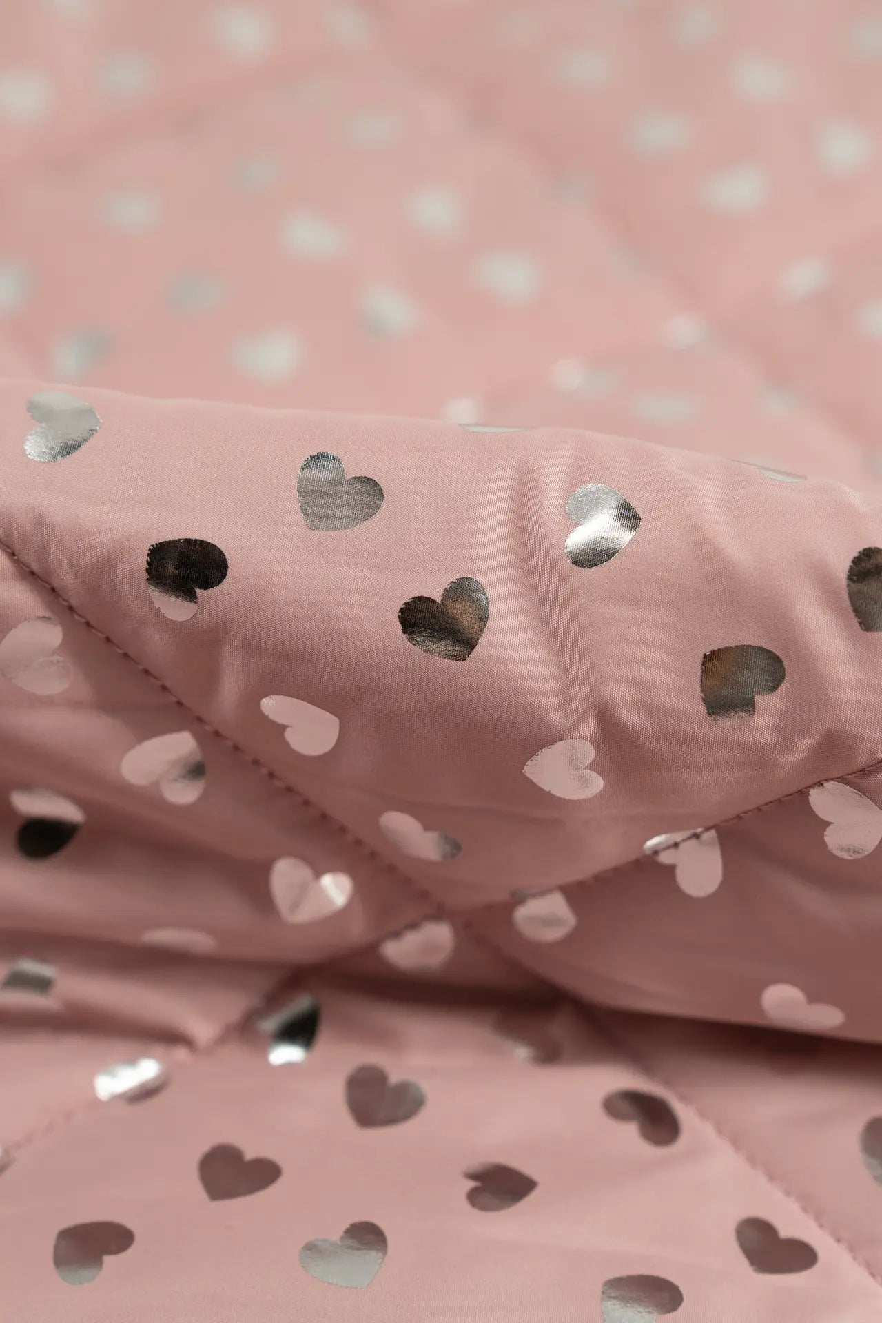 Padding acolchado rosa corazón