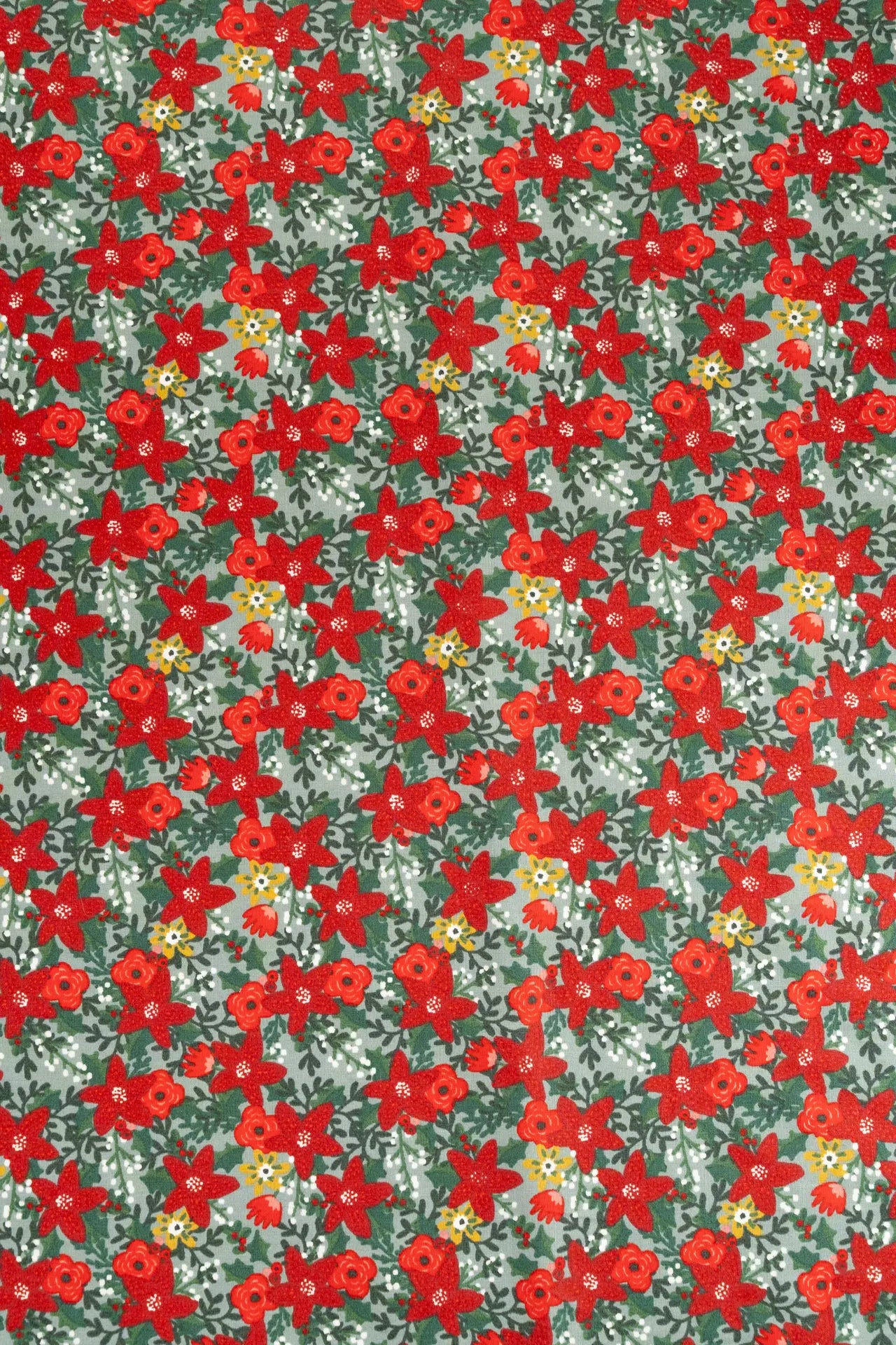 Popelin navidad flores