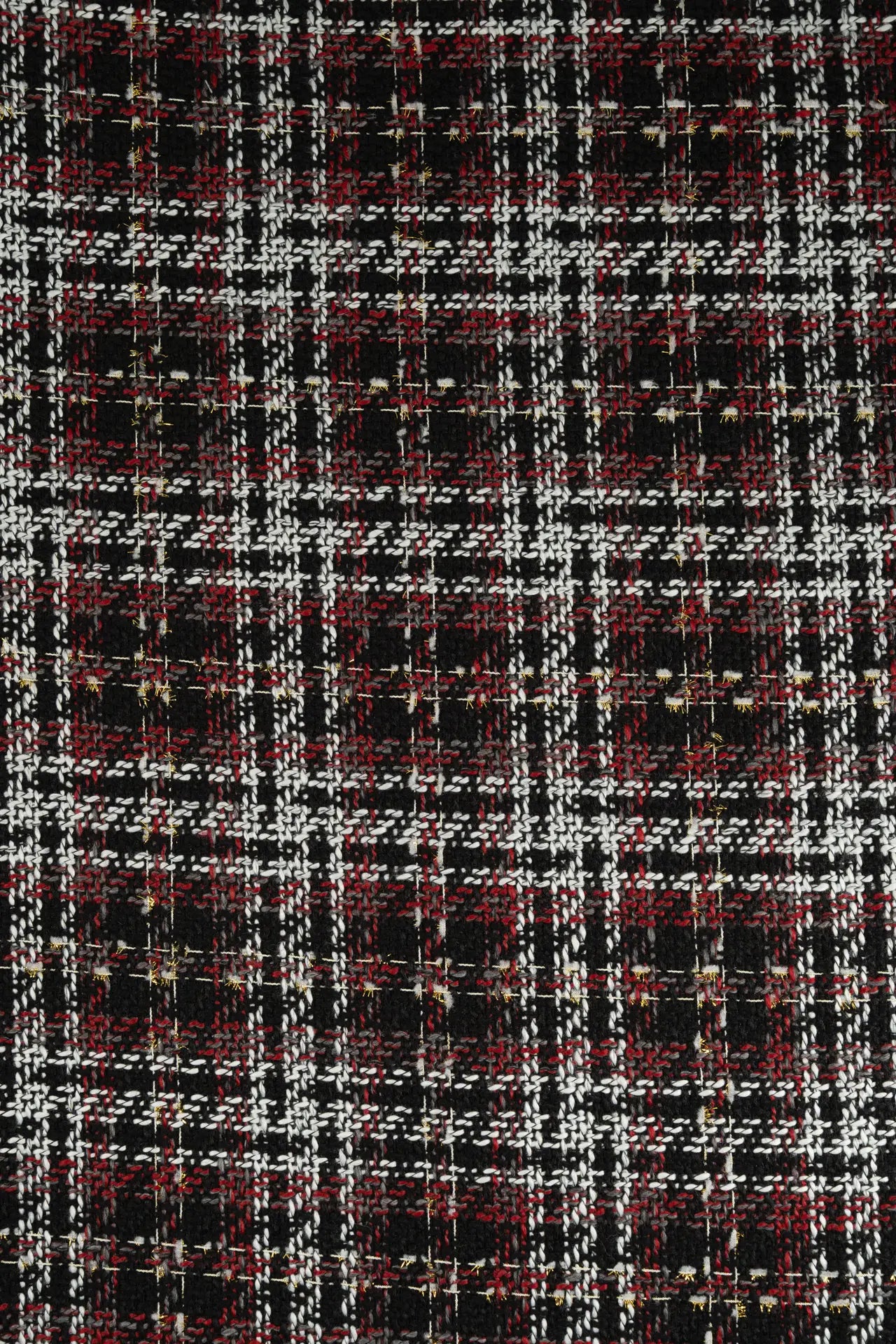 Lana lurex burdeos