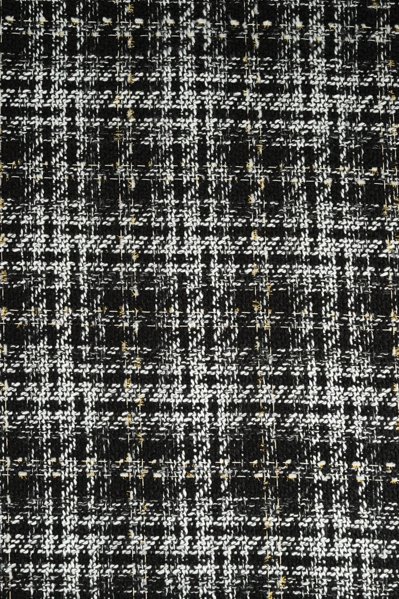 Lana lurex negro