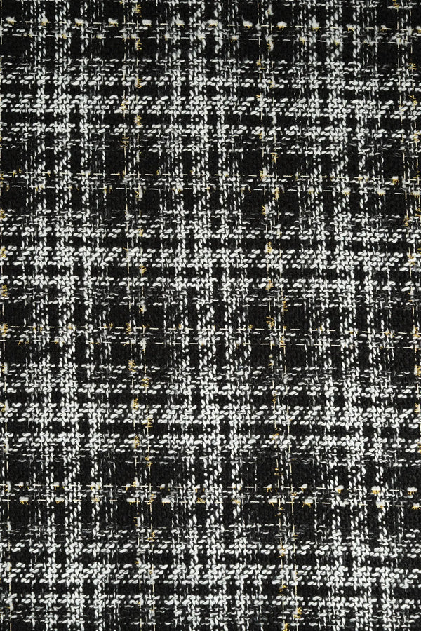 Lana lurex negro