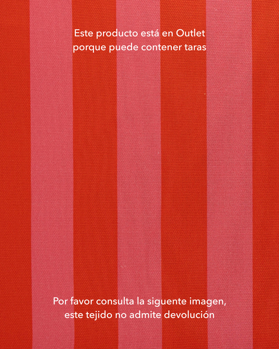 Semipanamá rayas rojo y fucsia - Tara