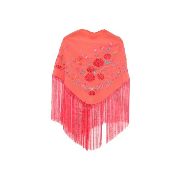 Mantoncillo ella coral rojo