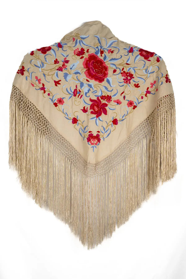 Mantoncillo puerto beige niña