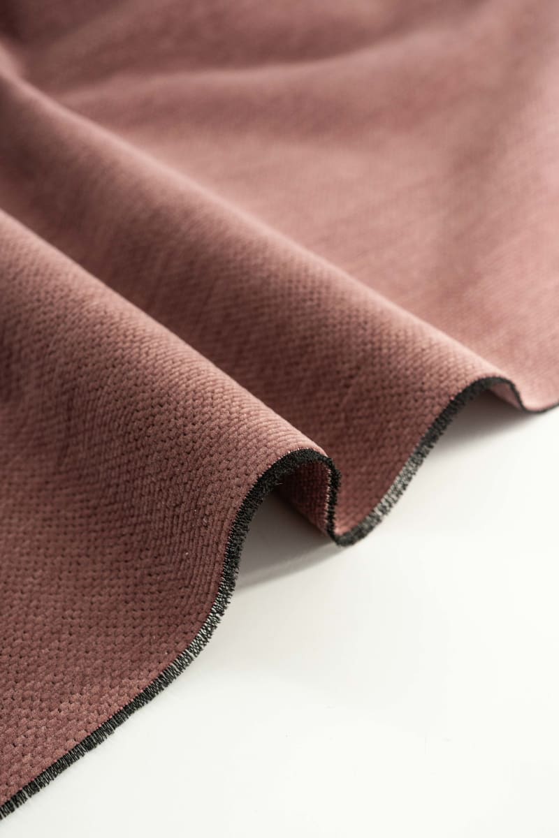 Chenilla liso rosa suave