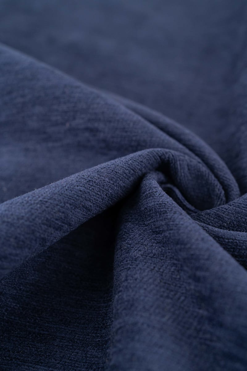 Chenilla liso azul oscuro