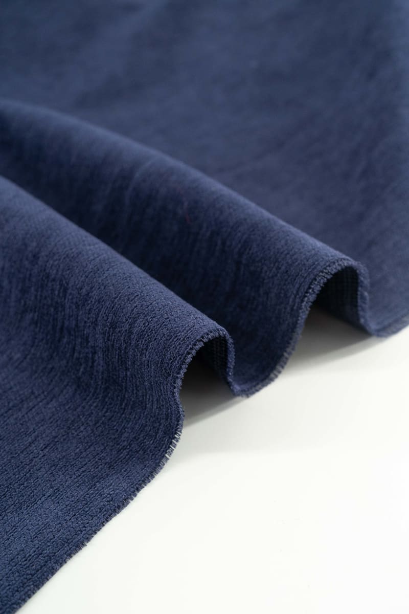 Chenilla liso azul oscuro
