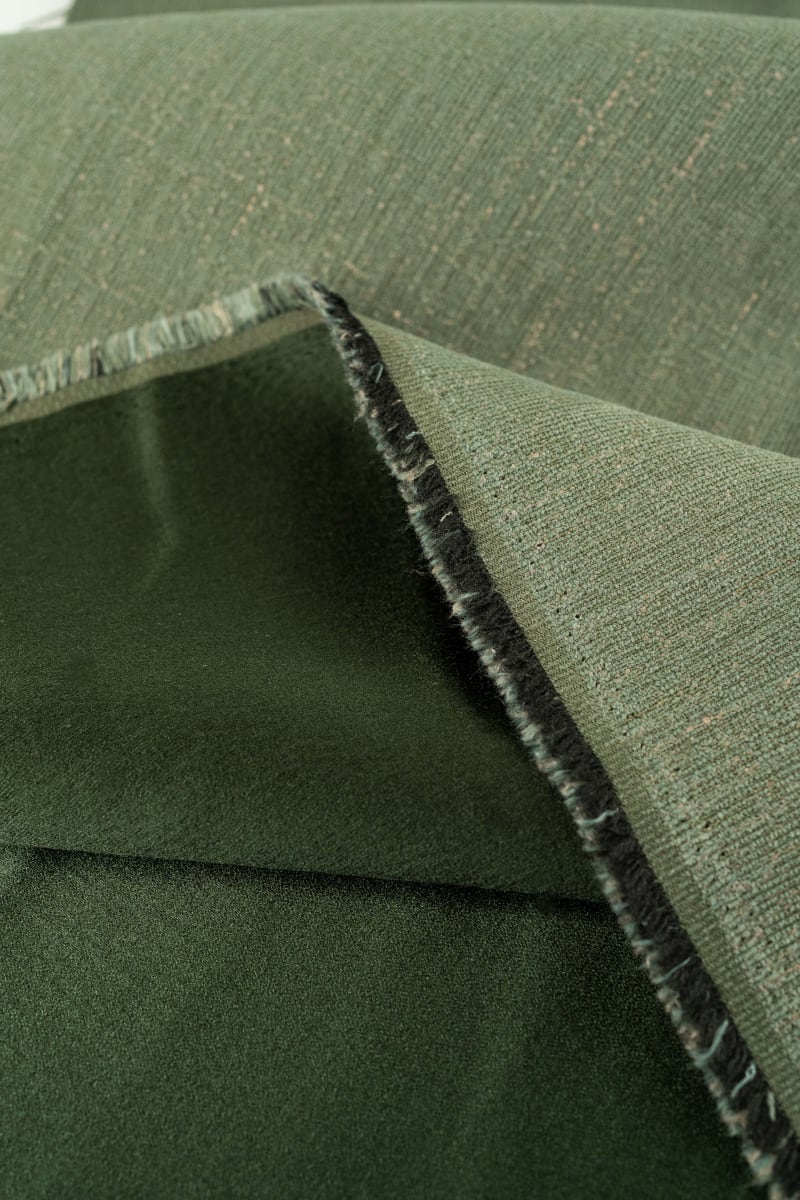 Chenilla liso verde oliva