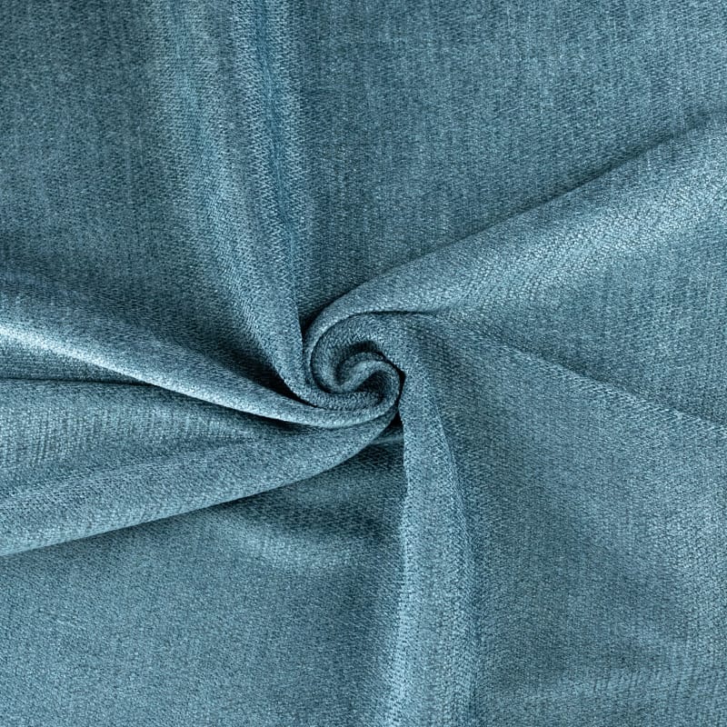 Chenilla liso azul petróleo claro