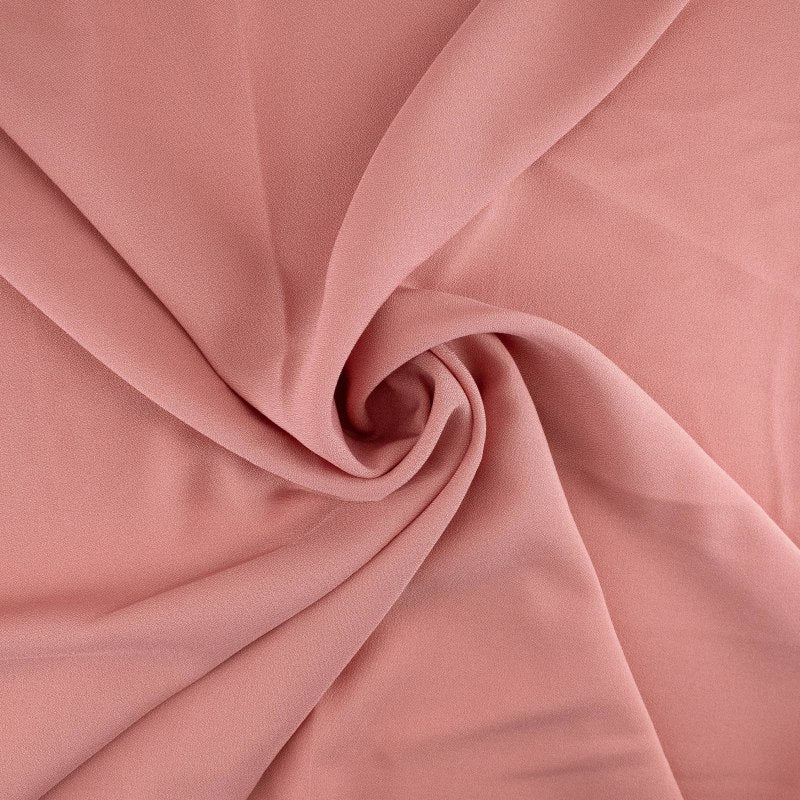 Crepe liso rosa maquillaje