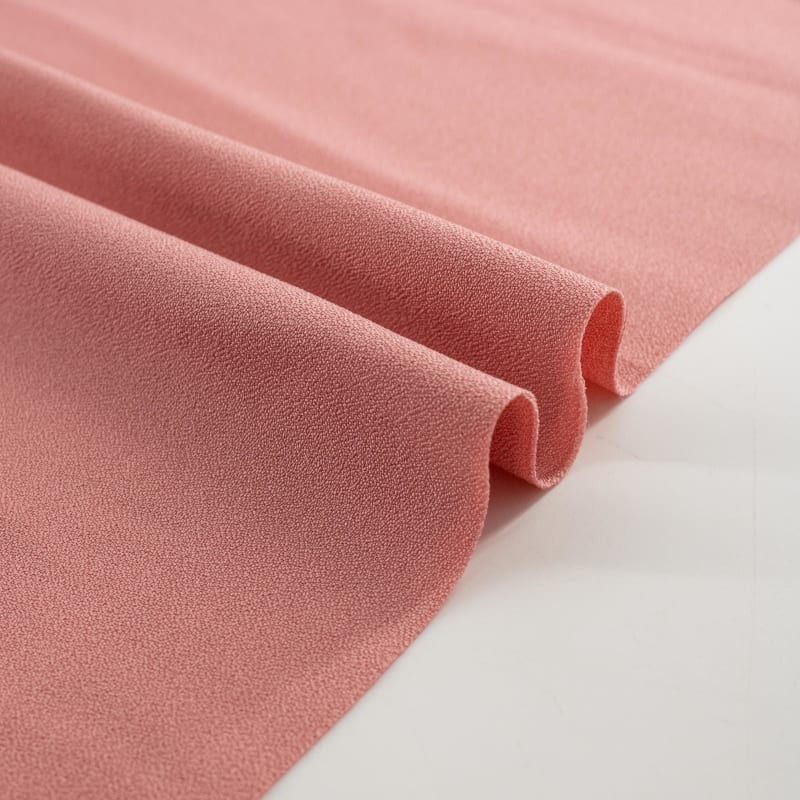 Crepe liso rosa maquillaje