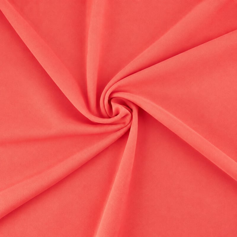 Crepe liso naranja coral