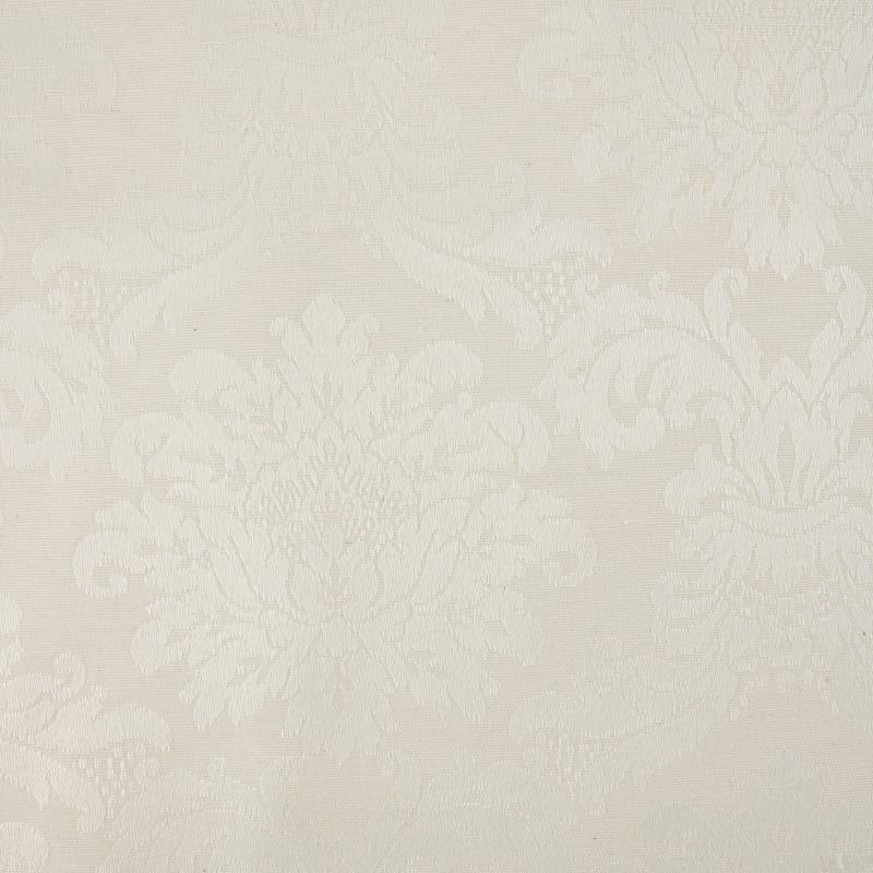 Damasco floral blanco
