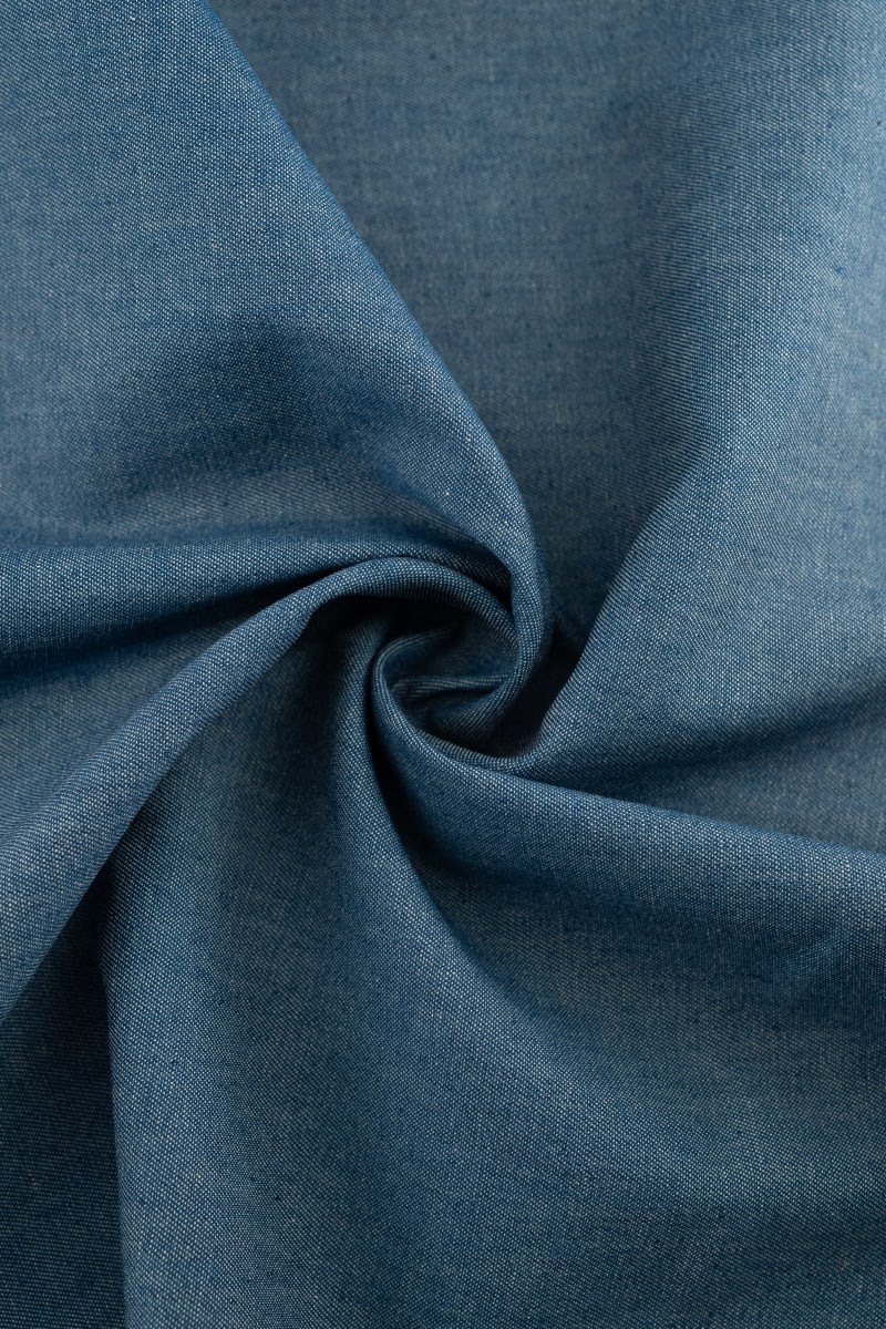 Denim/Vaquero liso azul profundo