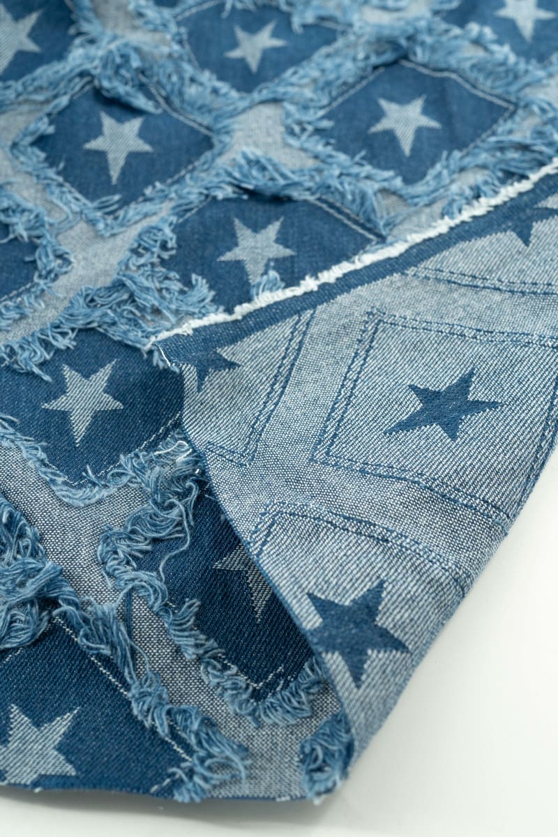 DENIM/VAQUERO bordado azul medio