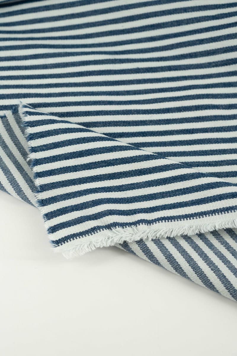 denim liso azul marino