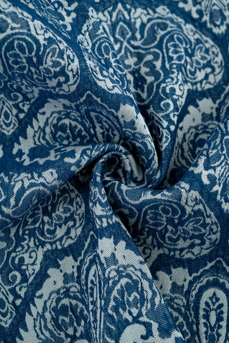 DENIM/VAQUERO floral adamascado azul marino