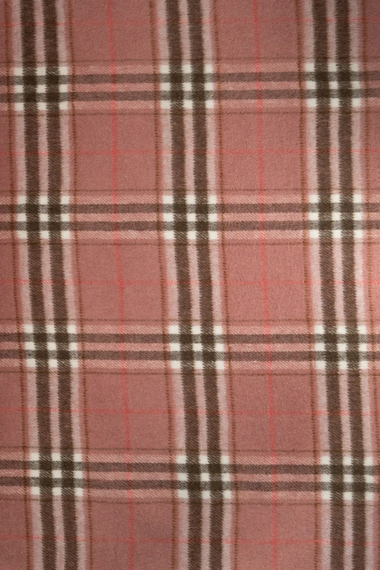 Franela cuadros bridal rose