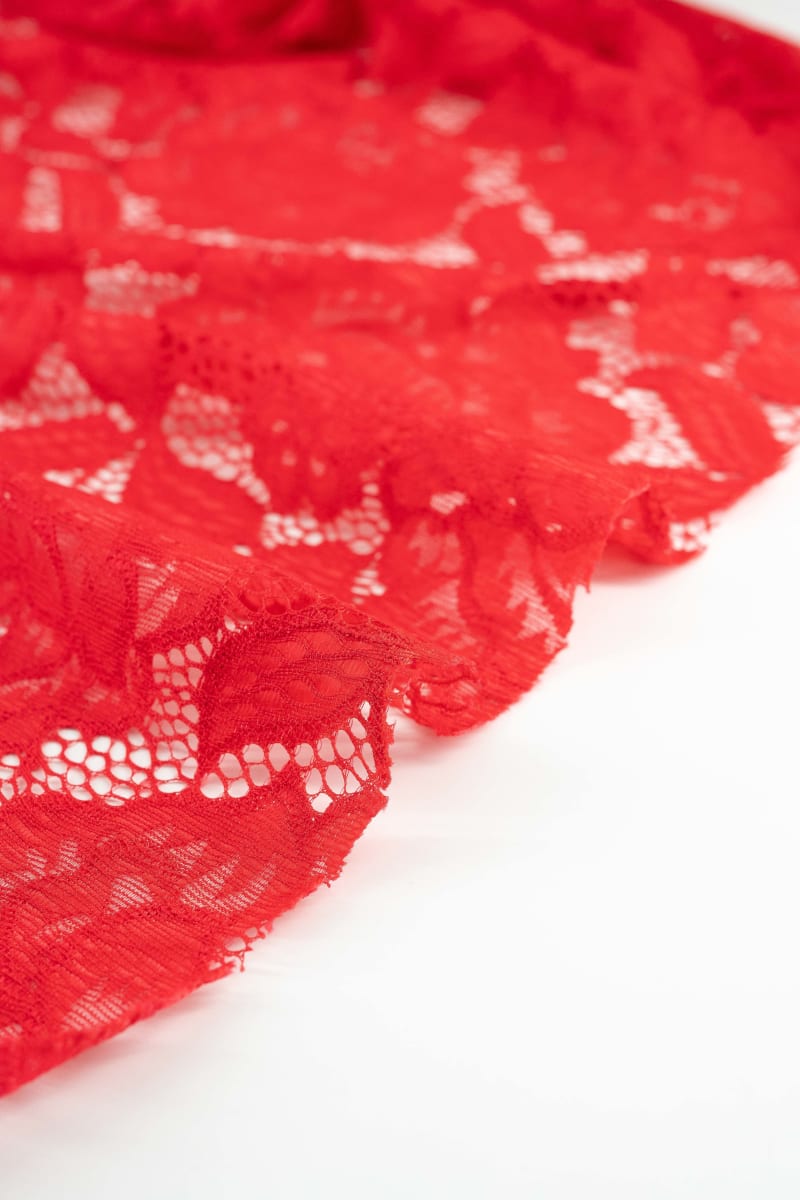GUIPUR floral rojo