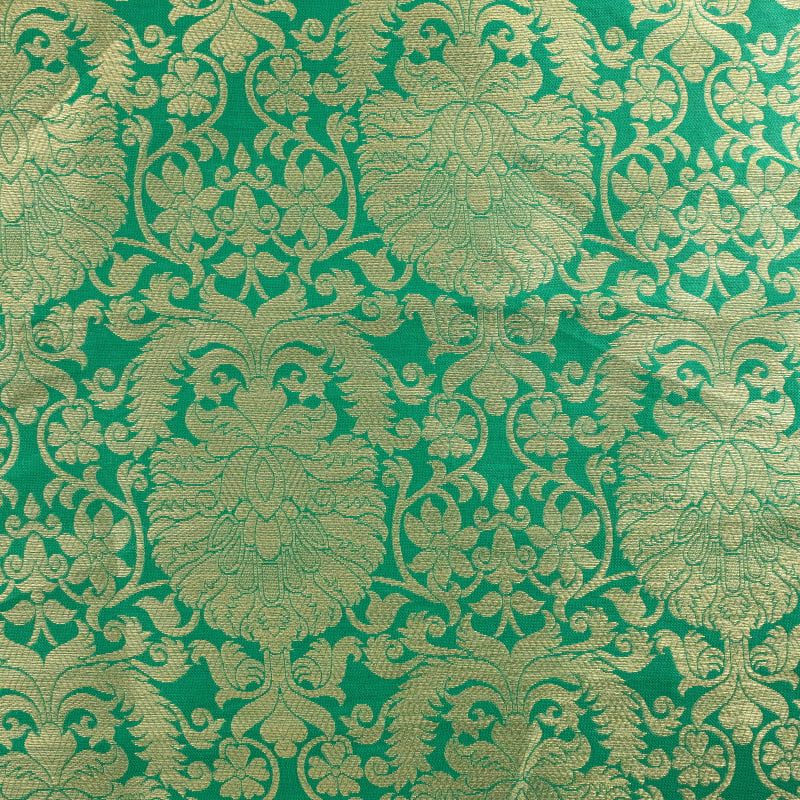 Jacquard estampado verde