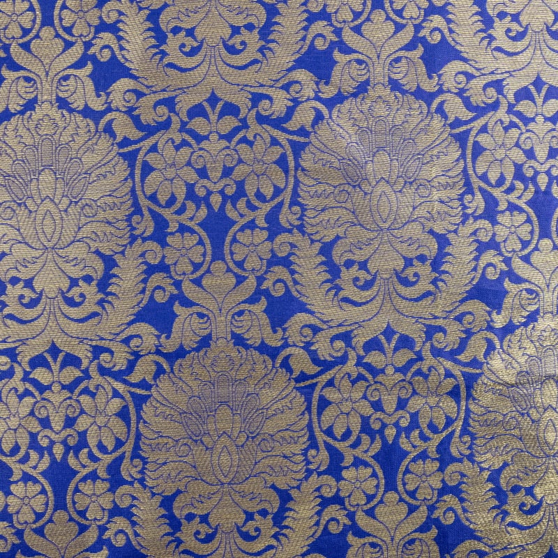 Jacquard estampado azul royal