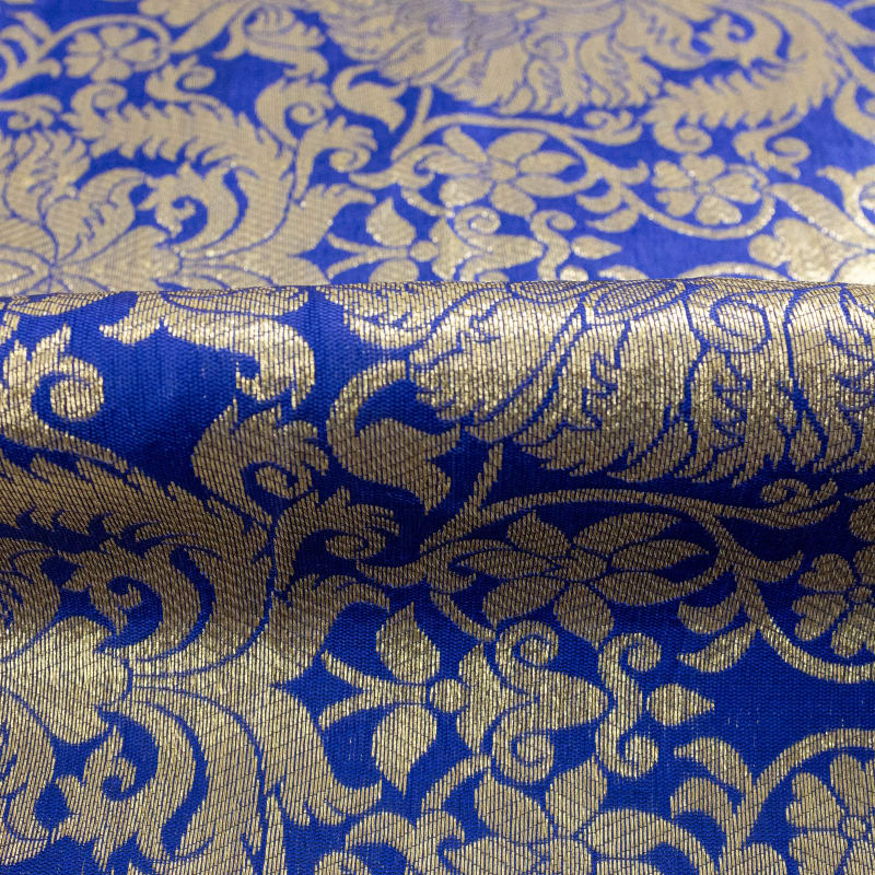 Jacquard estampado azul royal