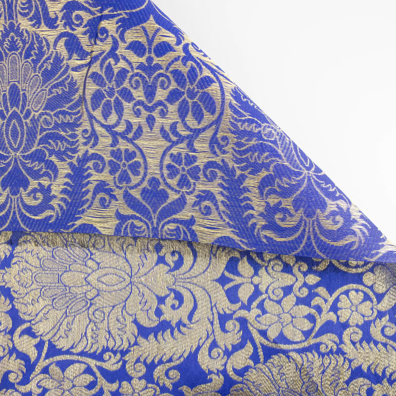 Jacquard estampado azul royal