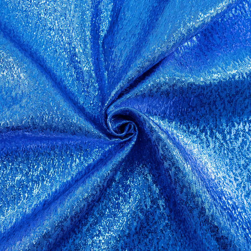 Jacquard estampado azul