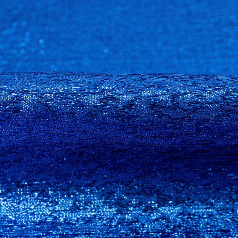 Jacquard estampado azul