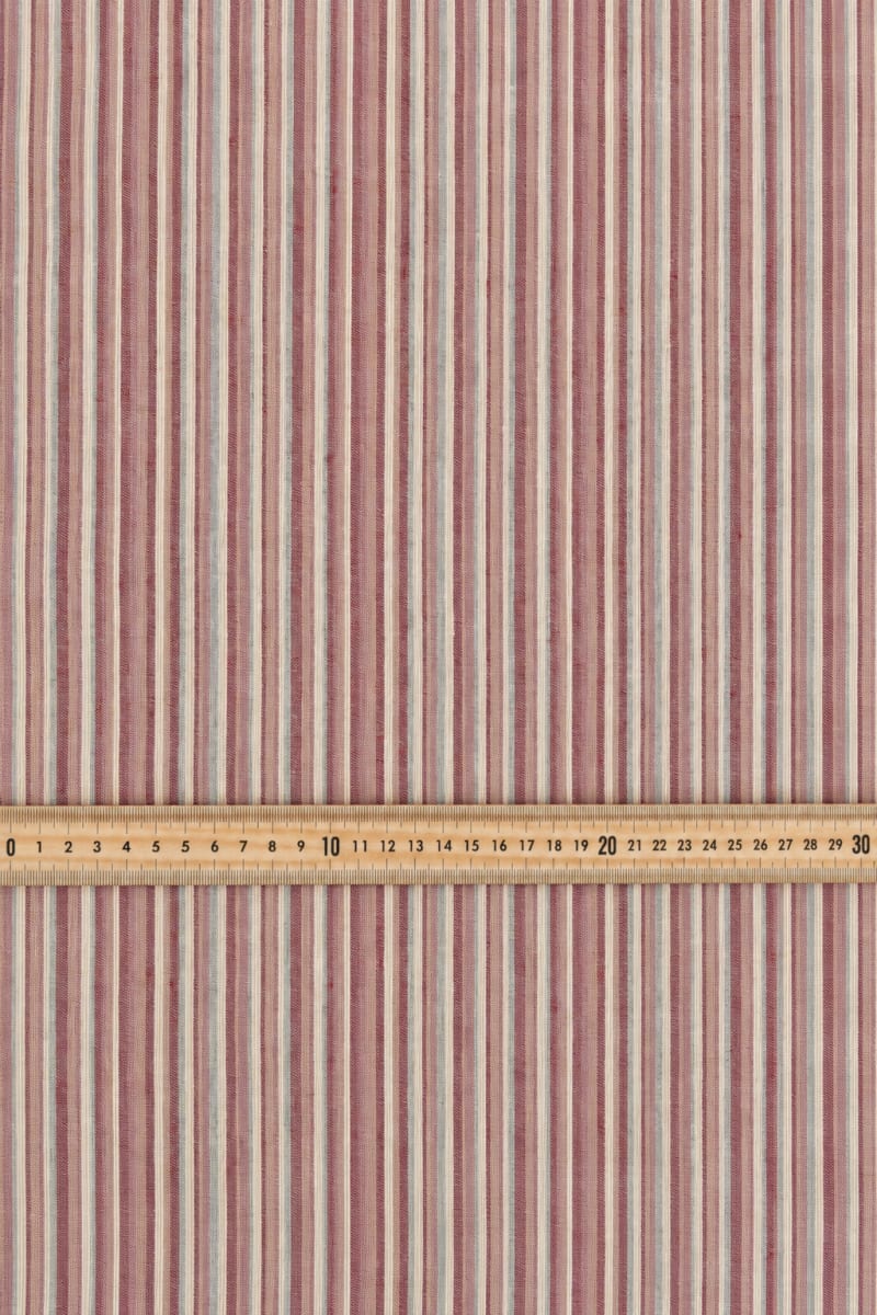 Jacquard rayas burdeos