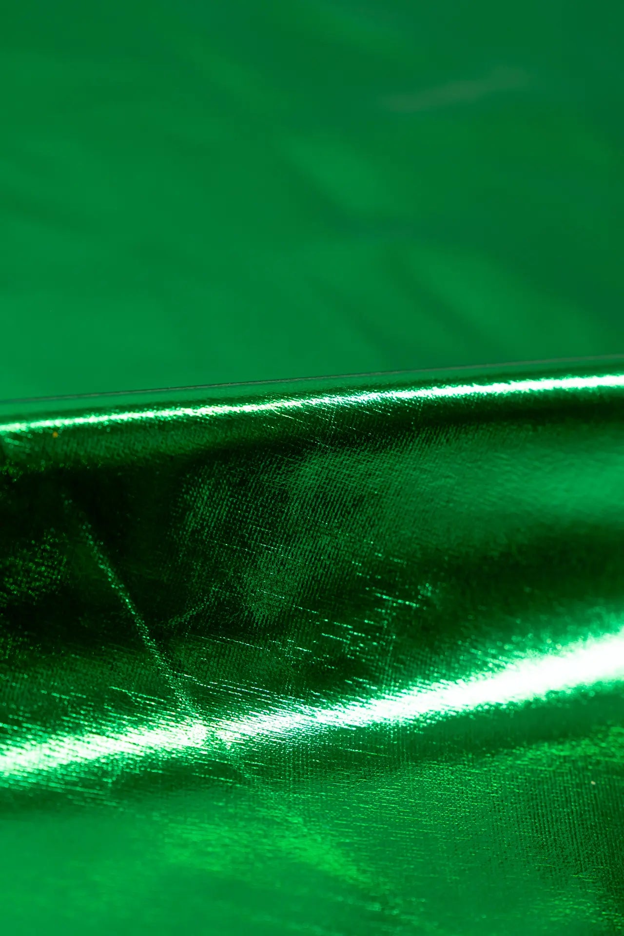 Lamé verde bright green