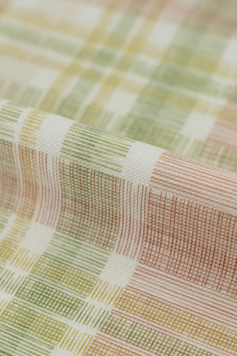 Loneta color claro multicolor rayas 