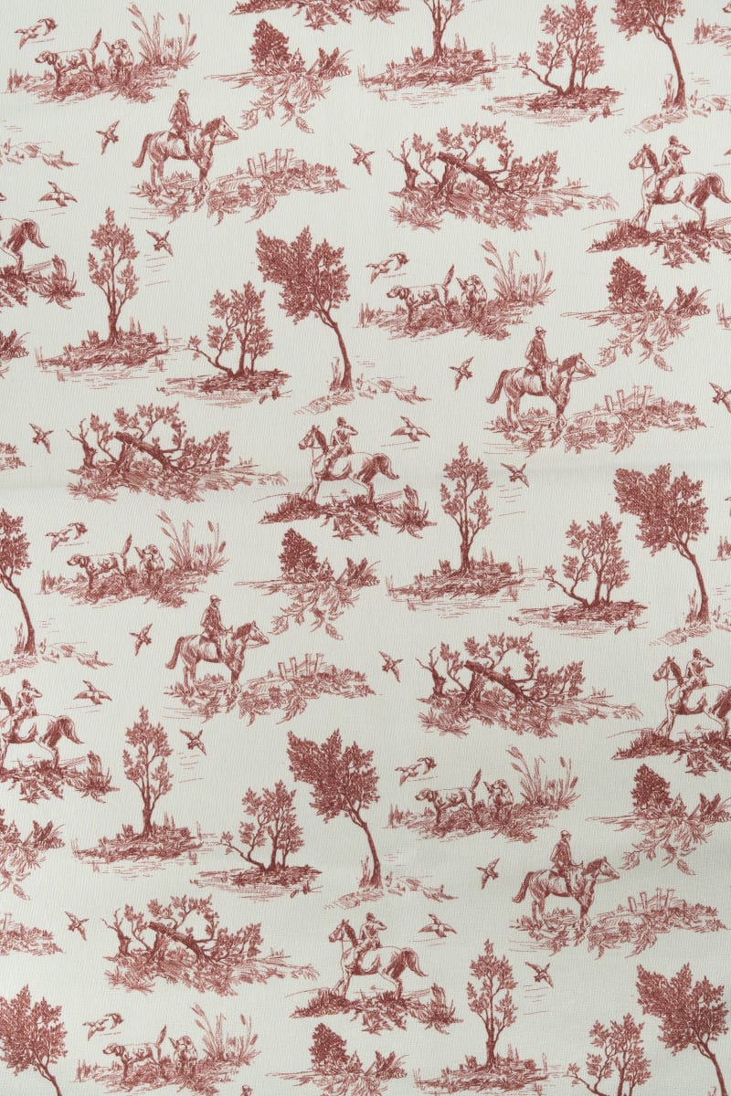 Loneta cartuja color rojo