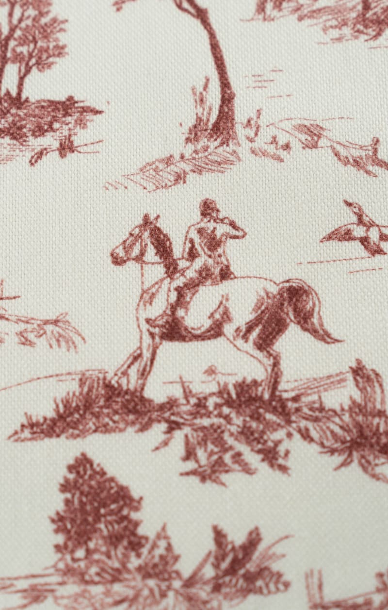 Loneta cartuja color rojo