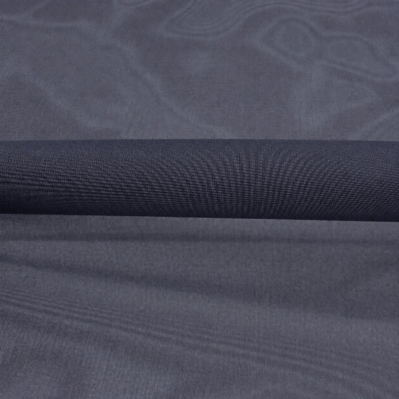 Organza liso azul marino