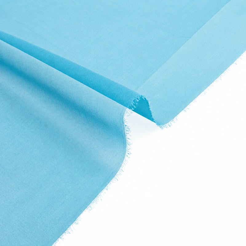 Organza liso azul océano