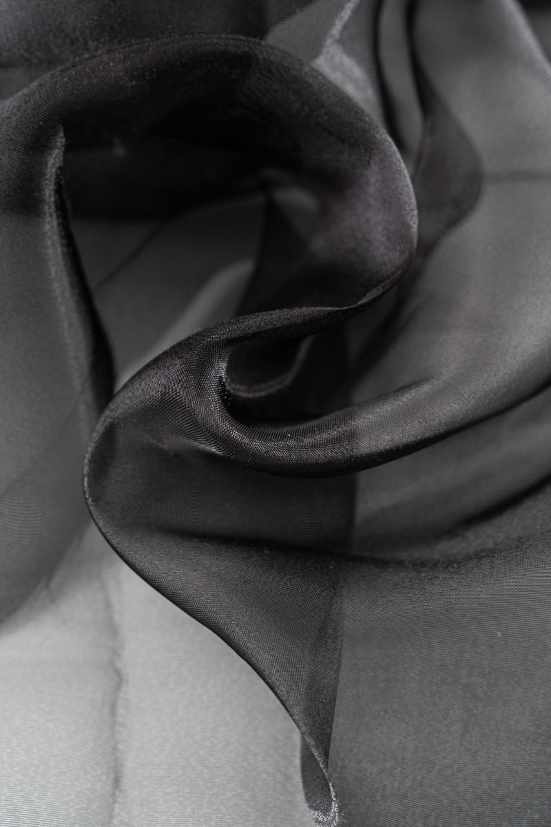 ORGANZA liso negro